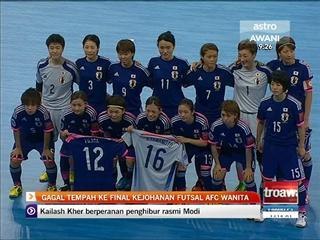 Gagal tempah ke final kejohanan Futsal AFC Wanita 2015