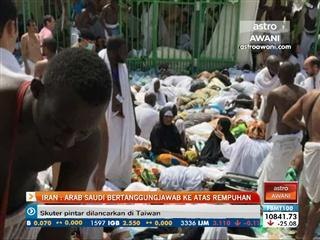 Iran: Arab Saudi bertanggungjawab ke atas rempuhan