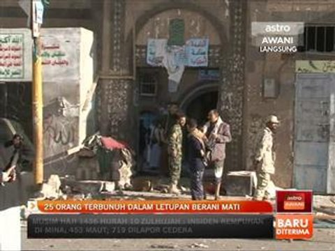 25 orang terbunuh dalam letupan berani mati