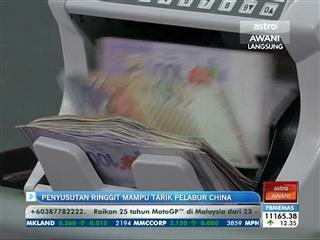 Penyusutan ringgit mampu tarik pelabur China ke Malaysia