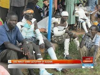183 maut letupan tangki minyak di Sudan