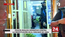 Cercado de Lima: PNP realizó operativo contra la prostitución