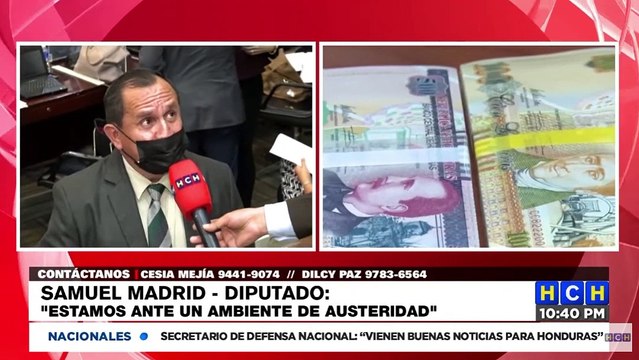 Samuel Madrid: Hay funcionarios que ganan 290 mil lempiras, 29 familias podrían vivir de ahí