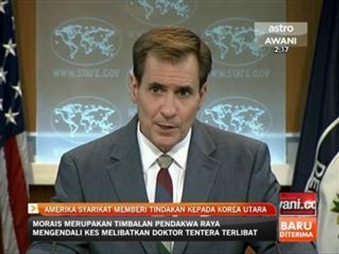 Amerika Syarikat memberi tindakan kepada Korea Utara