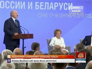 Kedudukan Alexander Lukashenko disokong penuh