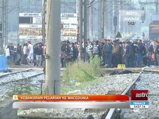 Kebanjiran pelarian ke Macedonia