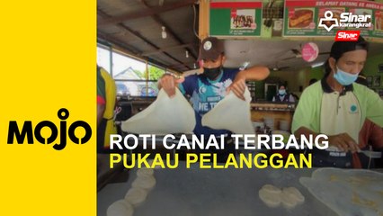 Remaja tebar roti canai terbang pukau pelanggan