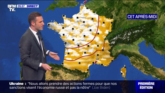 Des nuages sur la partie Nord-Ouest du pays ce mercredi, du soleil au Sud et à l'Est