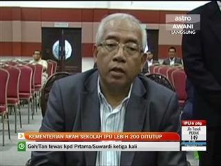 Kementerian arah sekolah IPU lebih 200 ditutup
