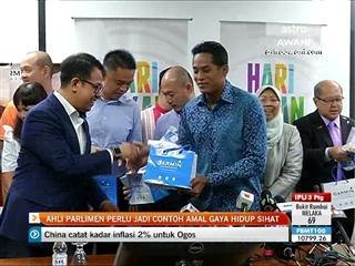 Ahli parlimen perlu jadi contoh amal gaya hidup sihat