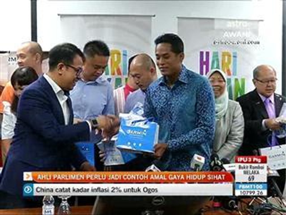 Ahli parlimen perlu jadi contoh amal gaya hidup sihat