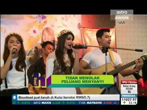 Amyra Rosli tidak menolak peluang menyanyi