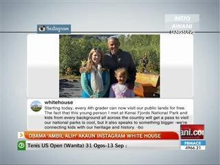 Obama 'ambil alih' akaun Instagram White House