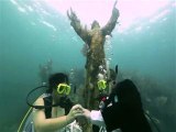 Florida couple get married underwater