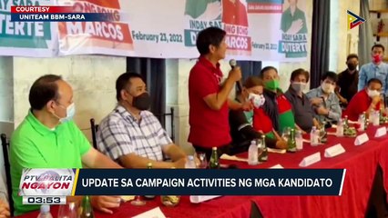 Update sa campaign activities ng mga kandidato  Lotto results as of February 22, 2022 9 p.m.