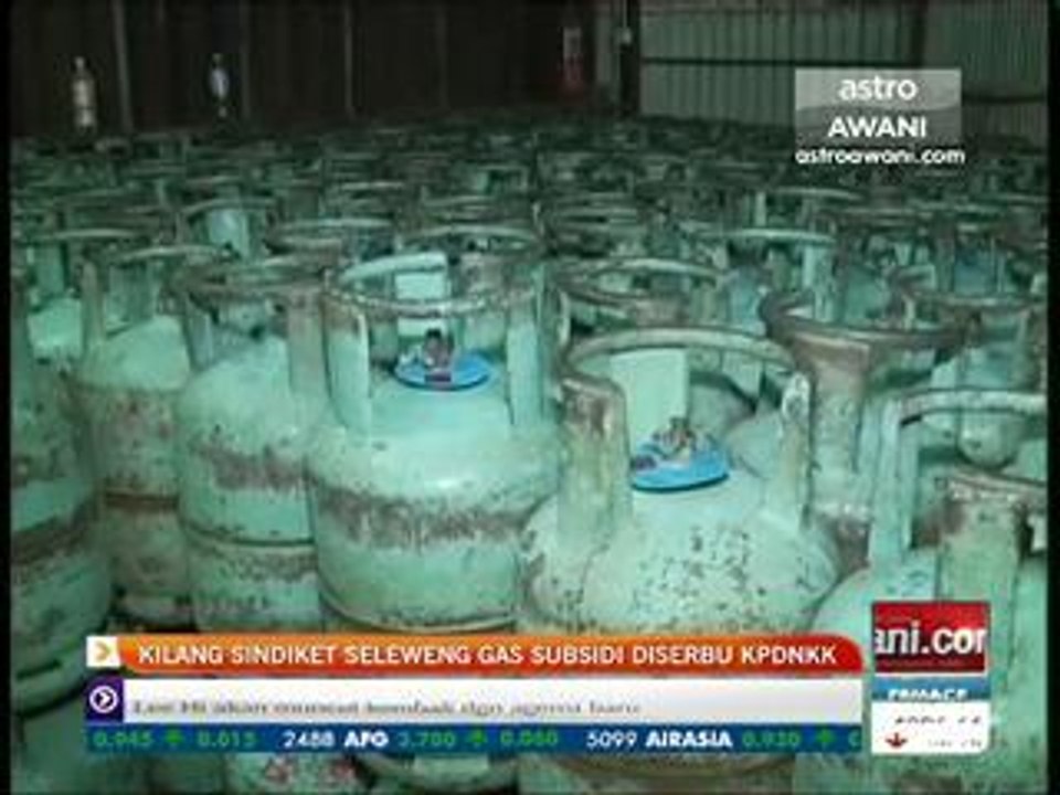 Kilang sindiket seleweng gas subsidi diserbu KP...
