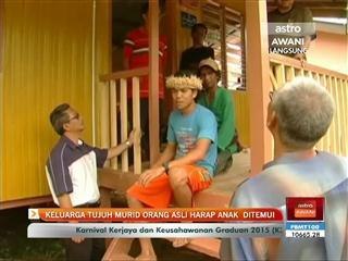 Keluarga tujuh murid Orang Asli harap anak ditemui