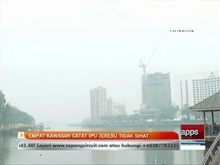 Empat kawasan catat IPU jerebu tidak sihat