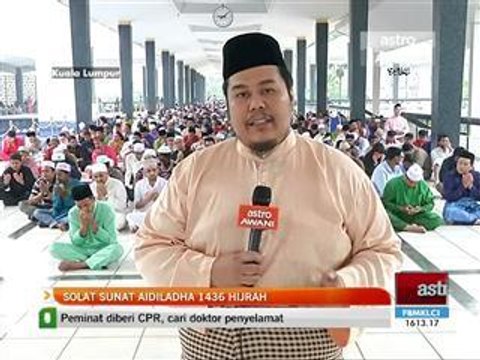 Solat Sunat Aidiladha 1436 Hijrah