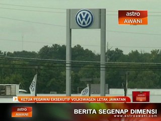 Ketua Pegawai Eksekutif Volkswagen letak jawatan