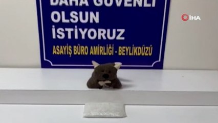 “Tirbuşon” yakalandı oyuncak evdeki ayıdan uyuşturucu fışkırdı