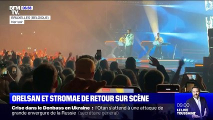 Le retour sur scène d'Orelsan et de Stromae
