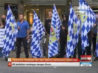 Penunjuk perasaan Neo Nazi bantah kehadiran pendatang