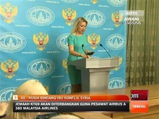 AS - Rusia bincang isu konflik Syria