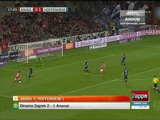 Mainz 3, Hoffenheim 1