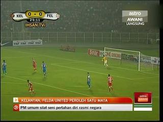 Kelantan, Felda United peroleh satu mata