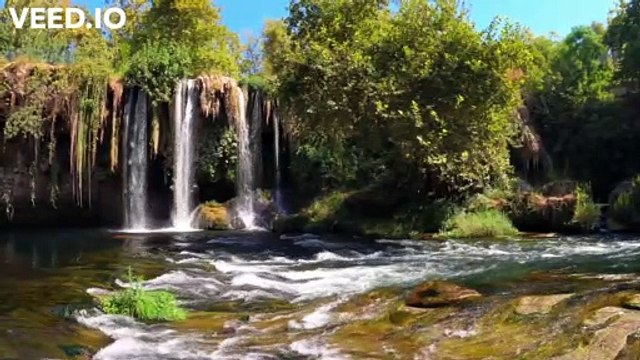 Nature Most Beautiful Waterfall Time Lapse and Music #nature #viral #relaxingmusic