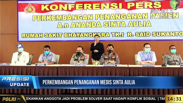 PRESISI Update : Perkembangan Penanganan Medis Sinta Aulia