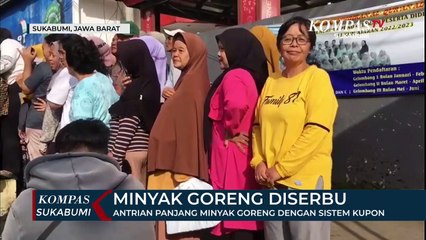 Antrian Panjang Minyak Goreng Dengan Sistem Kupon