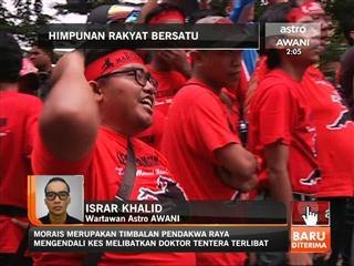 Himpunan Rakyat Bersatu: Suasana di Jalan Conlay, KL