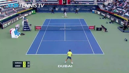 Dubaï - Hurkacz concasse Sinner
