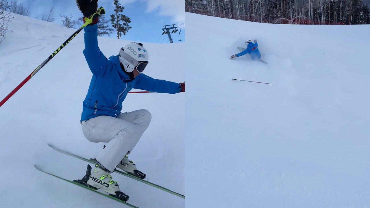 ''Self-liquidation, y'all!' Bold skier disappears in snow after stunt backfires '