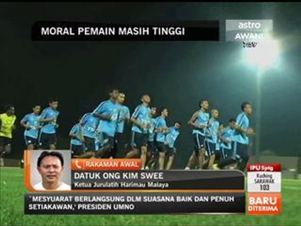 Moral pemain masih tinggi