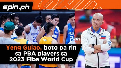 Yeng Guiao, boto pa rin sa PBA players sa 2023 Fiba World Cup