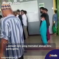 Viral, Pria Mengamuk Saat ditegur Salah Kiblat Solat