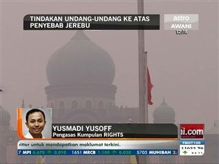 Tindakan undang-undang ke atas penyebab jerebu