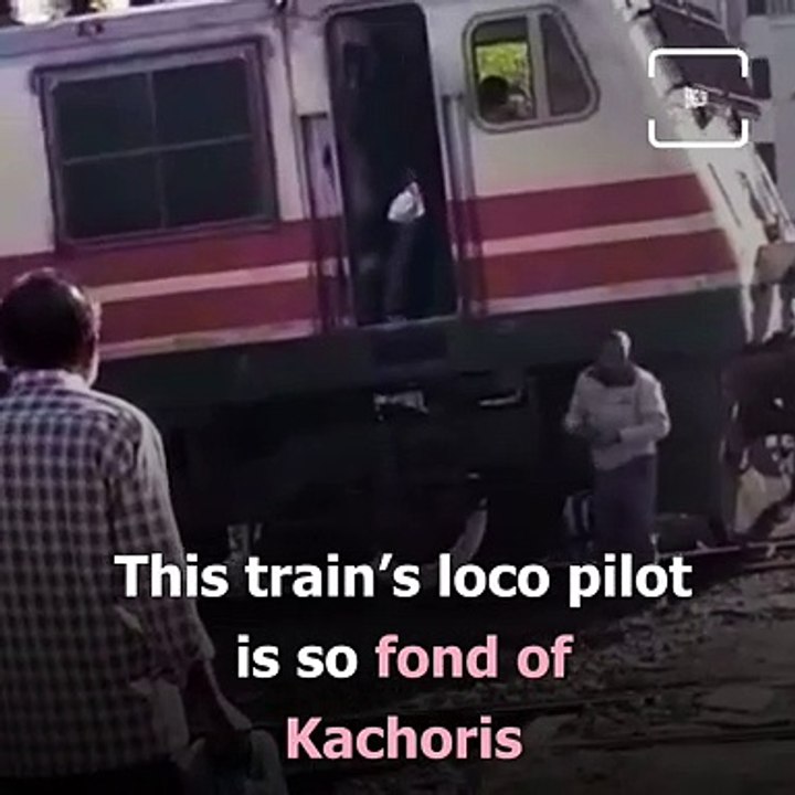 Loco Pilot Stops Passenger Train To Pick Up His Favourite Snack