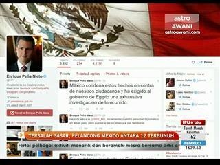 Tersalah sasar, pelancong Mexico antara 12 terbunuh