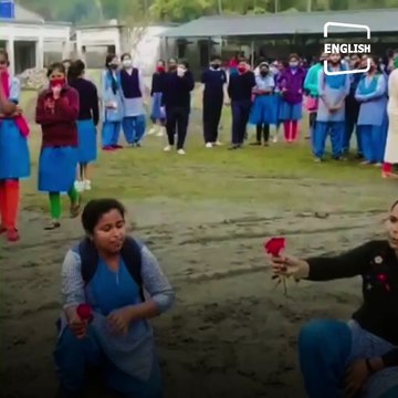 West Bengal Teacher Gets A Heartwarming Farewell From Students