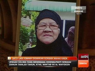 Satu lagi jemaah disahkan korban nahas kren