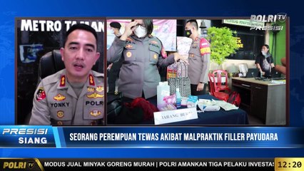 Live Dialog Bersama Kapolsek Metro Taman Sari Terkait Seorang Perempuan Tewas Akibat Malpraktik Filler Payudara