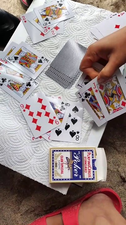 Playing Card While Camping