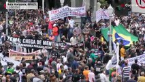 تصاویری از برزیل؛ بیست هزار مامور پلیس در اعتراض به پایین بودن حقوق خود اعتصاب کردند