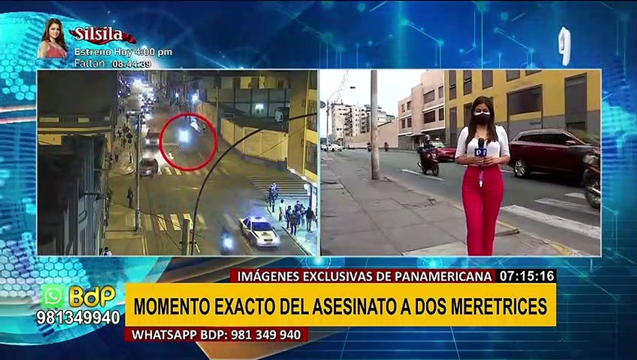 Imágenes exclusivas captan a presuntos asesinos de las meretrices en Jr. Zepita