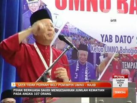 Saya tidak pernah 'beli' pemimpin UMNO - Najib Razak