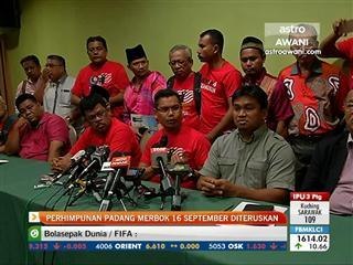 Perhimpunan Padang Merbok 16 September diteruskan